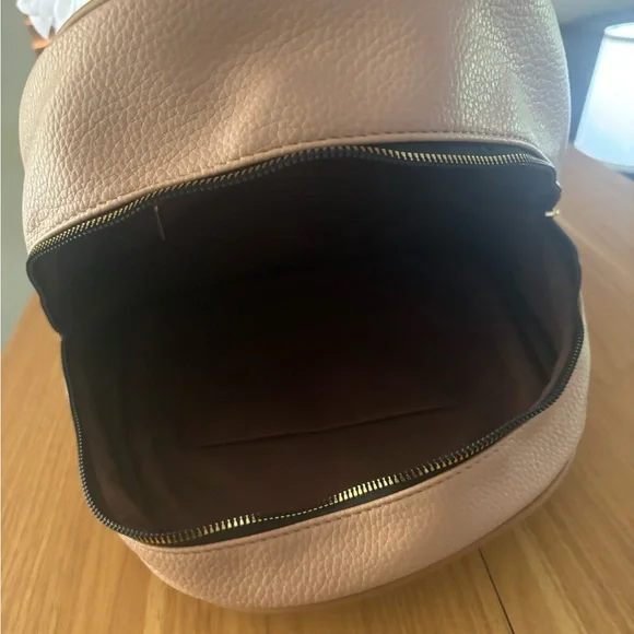 Pink and Tan Boutique Women's Backpack - Picture 4 of 4